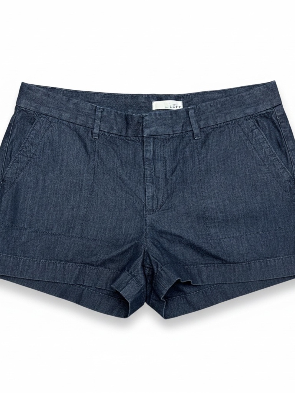 LOFT Navy Blue Denim Shorts